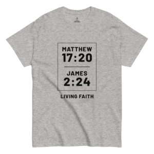 LIVING FAITH — UNISEX CLASSIC T SHIRT